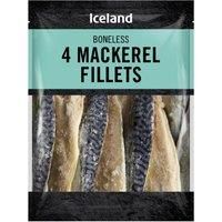 Iceland 4 Mackerel Fillets 400g
