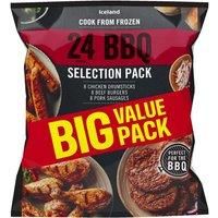 Iceland 24 (approx.) BBQ Selection Pack 1.8kg
