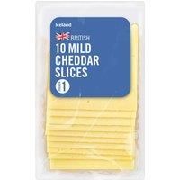Iceland 10 Mild Cheddar Slices 250g