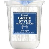 Iceland Greek Style Bio-Live Natural Yogurt 500g