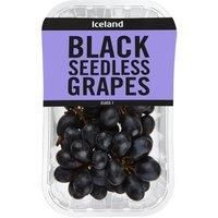 Iceland Black Seedless Grapes 400g