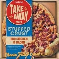 Iceland BBQ Chicken and Bacon Cheese Filled Crust Pizza 460g