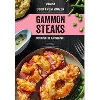 Iceland Gammon Steaks with Cheese & Pineapple 345g