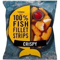 Iceland Made with 100% Fish Fillet Strips Crispy 450g