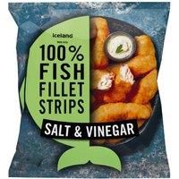 Iceland Made with 100% Fish Fillet Strips Salt & Vinegar 450g