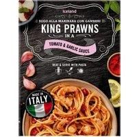 Iceland King Prawns in Tomato and Garlic Sauce 300g