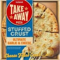 Iceland Stuffed Crust Ultimate Garlic and Cheese Pizza 410g