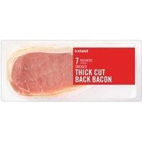 Iceland 7 Rashers (approx.) Smoked Thick Cut Back Bacon 300g