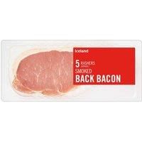 Iceland 5 Rashers (approx.) Smoked Back Bacon 150g