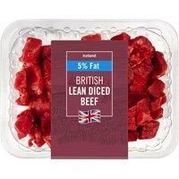 Iceland Lean Diced Beef 320g
