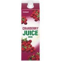 Iceland Cranberry Juice Drink 1litre