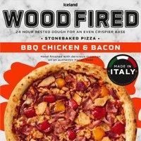 Iceland BBQ Chicken and Bacon Woodfired Pizza 389g