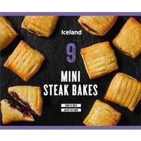 Iceland 9 (Approx.) Mini Steak Bakes 270g