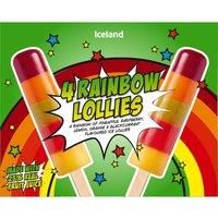 Iceland 4 Rainbow Lollies 260g