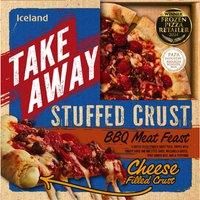 Iceland Stuffed Crust BBQ Meat Feast Pizza 475g