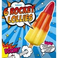 Iceland 8 Rocket Lollies 480g
