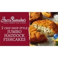 Harry Ramsden's 2 Jumbo Battered Haddock Fishcakes 300g