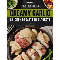 Iceland Creamy Garlic Chicken Breasts in Blankets 410g