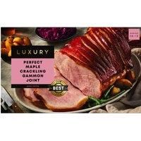 Iceland Luxury The Perfect Maple Crackling Gammon Joint 2.5kg