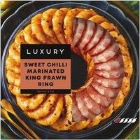Iceland Garlic and Chilli Marinated King Prawn Ring 200g