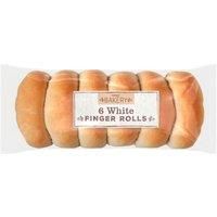 Iceland White Finger Rolls 6pk