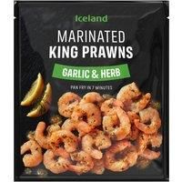 Iceland Stir In King Prawns Garlic and Herb 240g