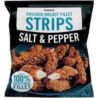 Iceland Salt and Pepper Chicken Breast Fillet Strips 500g