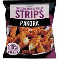 Iceland Pakora Chicken Breast Fillet Strips 500g