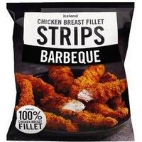 Iceland Barbeque Chicken Breast Fillet Strips 500g