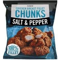 Iceland Salt and Pepper Chicken Breast Fillet Chunks 500g