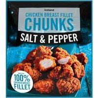 Iceland Salt and Pepper Chicken Breast Fillet Chunks 500g