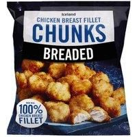 Iceland Breaded Chicken Breast Fillet Chunks 500g
