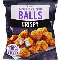 Iceland Crispy Battered Chicken Balls 490g