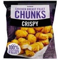 Iceland Crispy Chicken Breast Fillet Chunks 500g