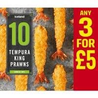 Iceland 10 Tempura King Prawns 130g