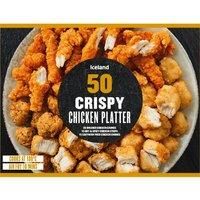 Iceland 50 (approx.) Crispy Chicken Platter 630g