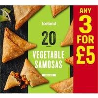 Iceland 26 (APPROX.) Vegetable Samosas 390g