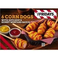TGI Fridays 6 Corn Dogs with Ketchup and Honey Mustard Sauce 280g