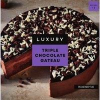 Iceland Luxury Triple Chocolate Gateau 893g