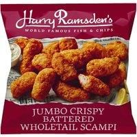 Harry Ramsden's Jumbo Crispy Battered Wholetail Scampi 300g