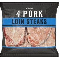 Iceland 4 Pork Loin Steaks 500g