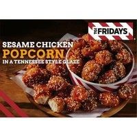 TGI Fridays Sesame Chicken Popcorn in a Tennessee Style Glaze 480g