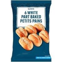 Iceland 6 White Part Baked Petits Pain