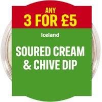 Iceland Soured Cream & Chive Dip 200g