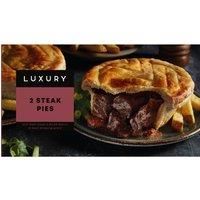 Iceland Luxury 2 Steak Pies 400g