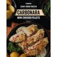 Iceland Luxury Carbonara Mini Chicken Fillets 400g