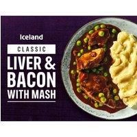 Iceland Classic Liver & Bacon with Mash 400g