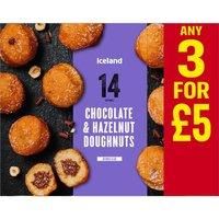 Iceland Chocolate & Hazelnut Doughnuts 160g