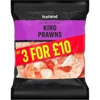 Iceland Cooked & Peeled King Prawns 250g