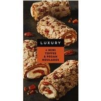Iceland Luxury 4 Mini Toffee & Pecan Roulades 374g